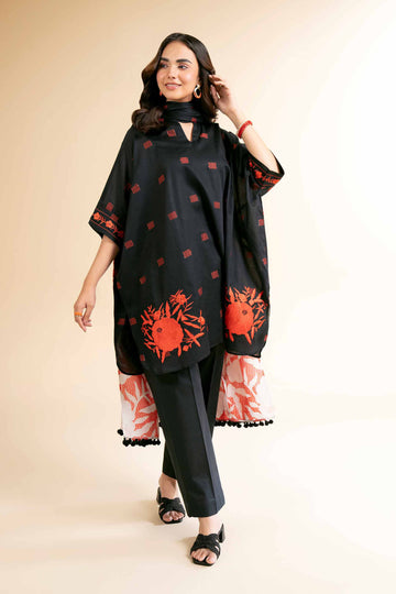 Nishat Linen 3 Piece - Digital Printed Embroidered Suit - 42501634 Online Shopping
